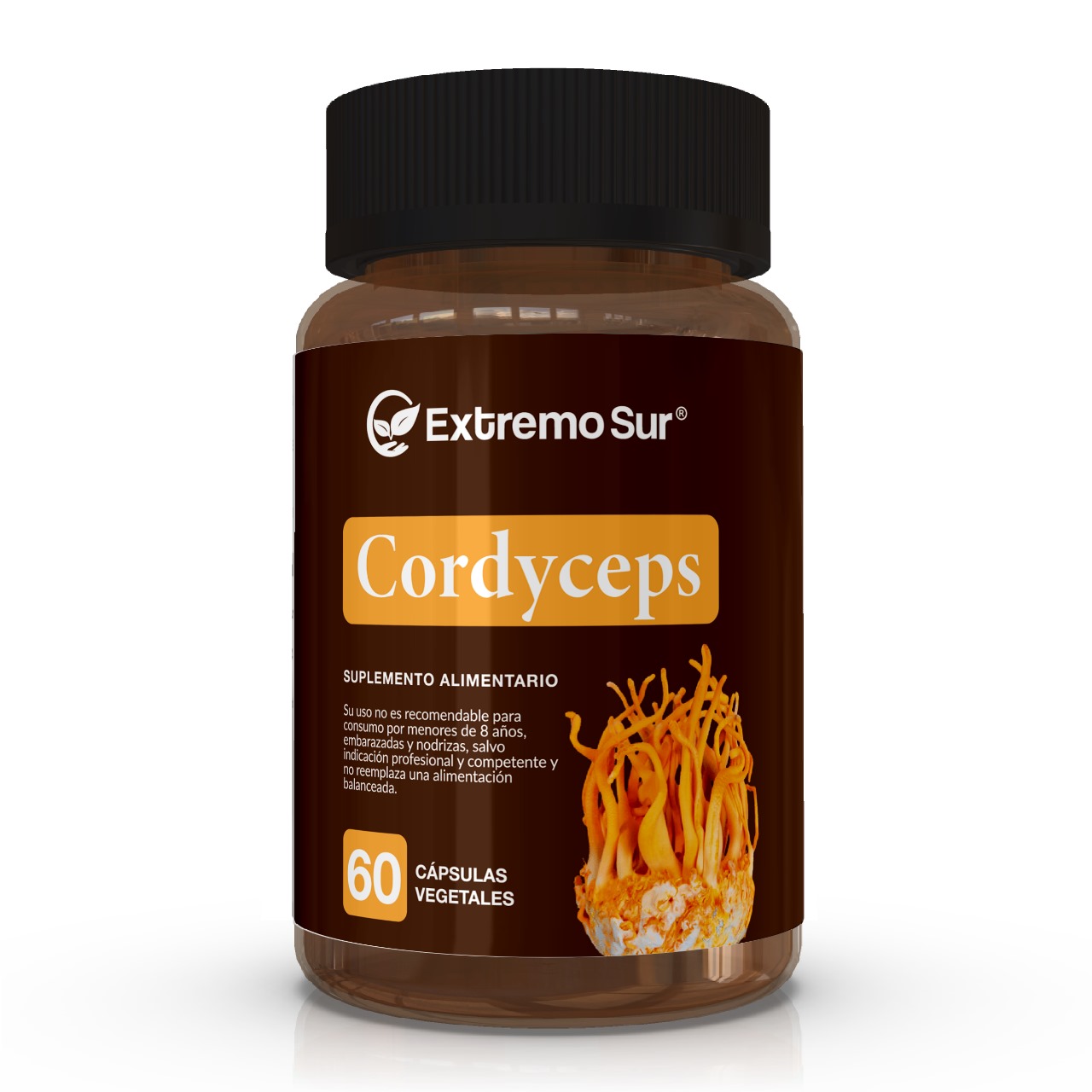 Cordyceps 500 mg – 60 cápsulas vegetales