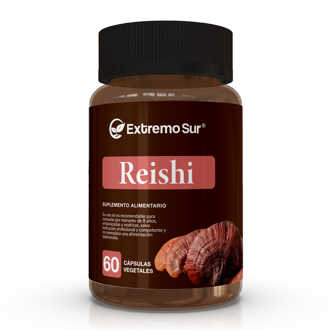 Reishi 500 mg – 60 cápsulas vegetales